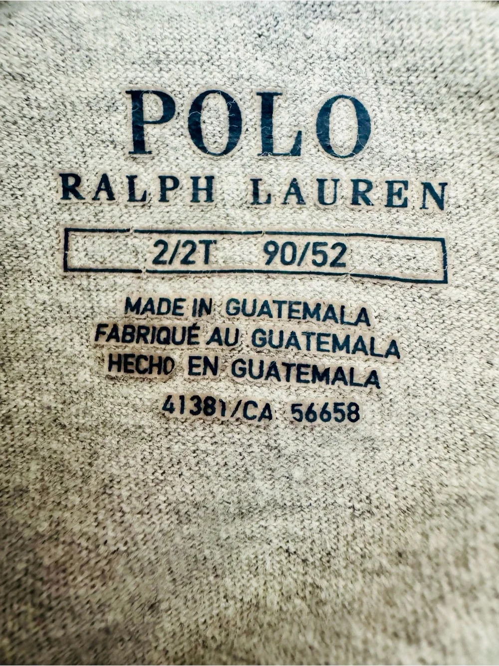 Ralph Lauren light heather